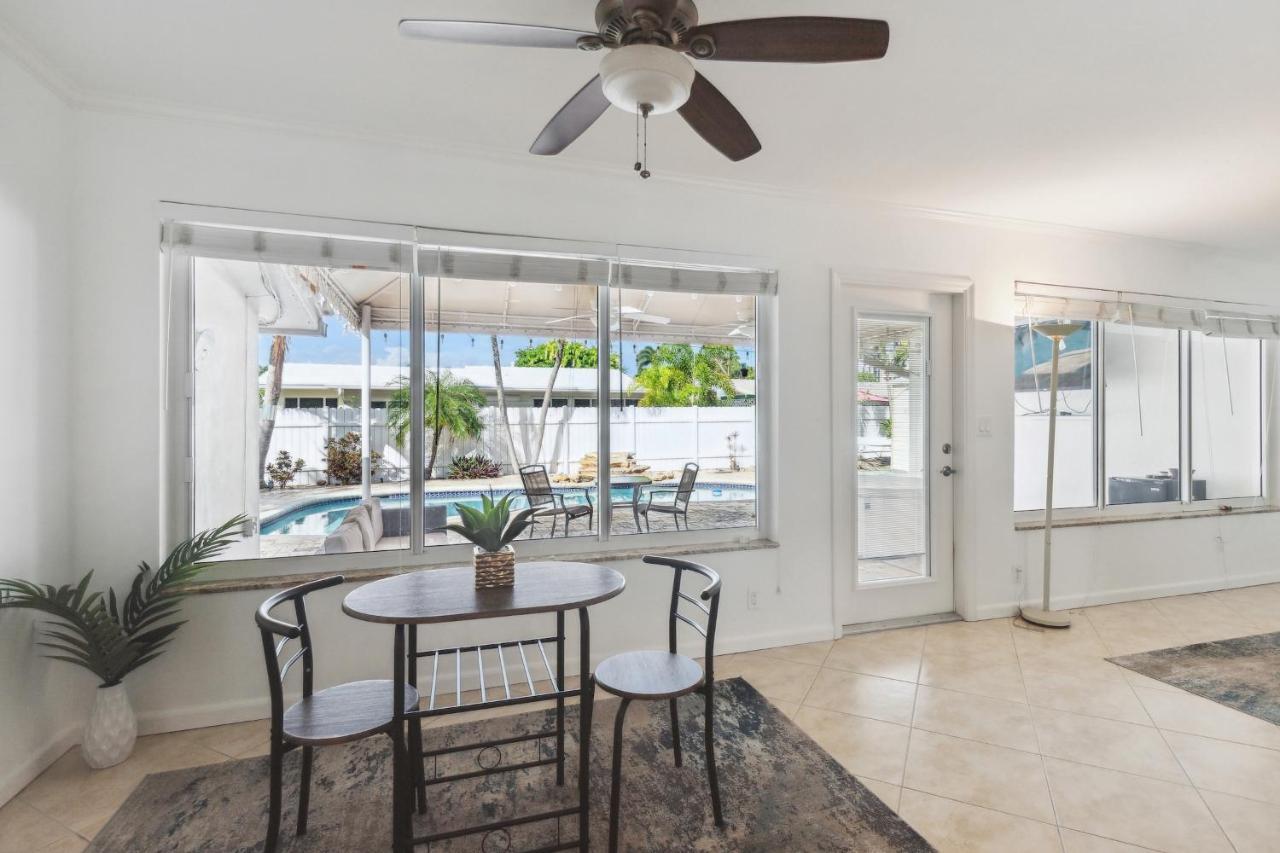 Chic Fort Lauderdale House With Private Pool Eksteriør billede
