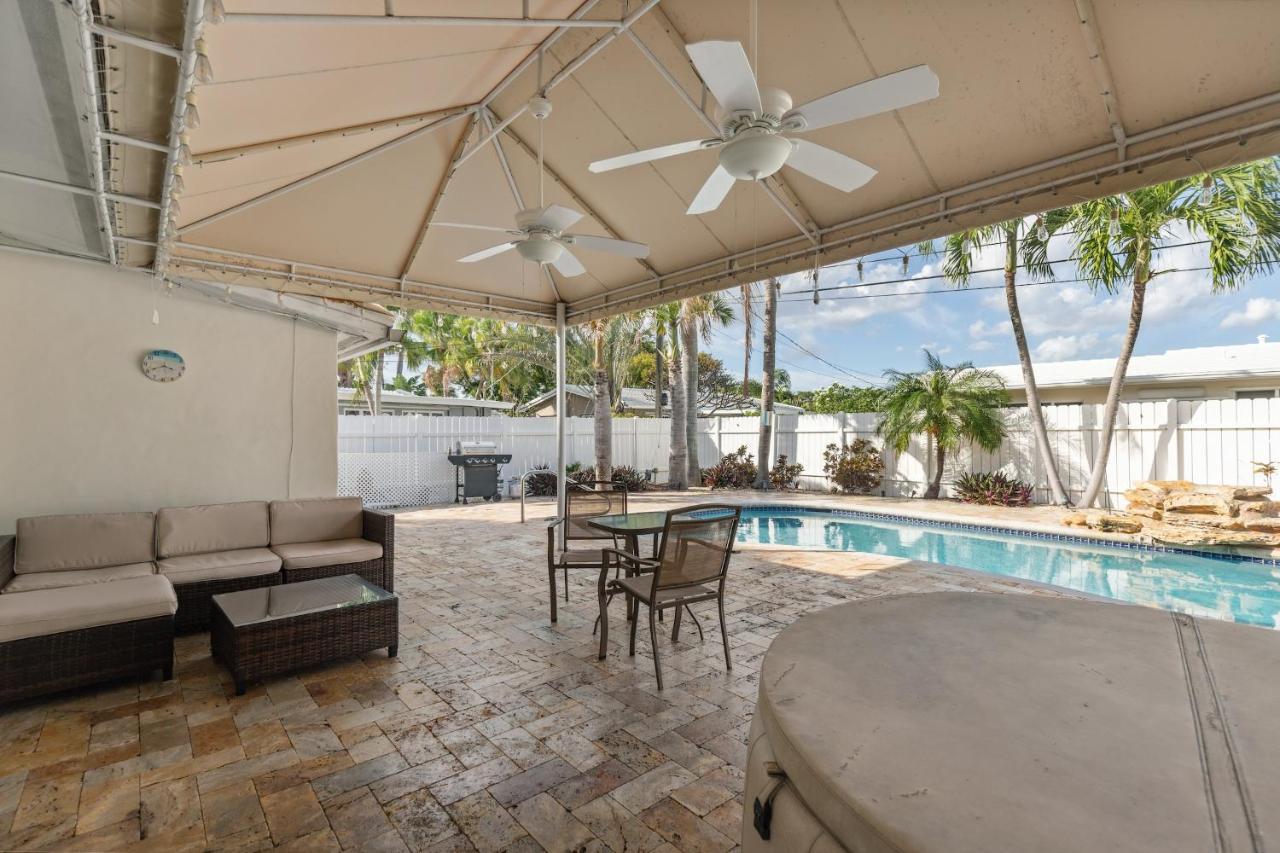 Chic Fort Lauderdale House With Private Pool Eksteriør billede