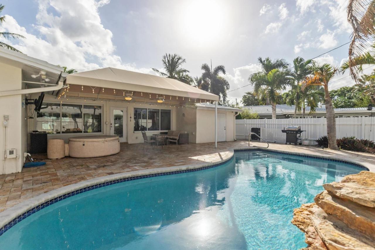 Chic Fort Lauderdale House With Private Pool Eksteriør billede
