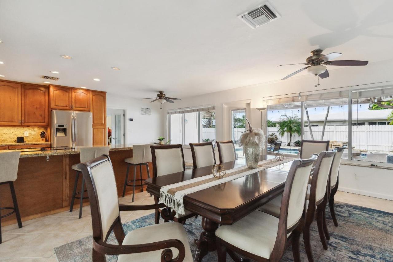 Chic Fort Lauderdale House With Private Pool Eksteriør billede